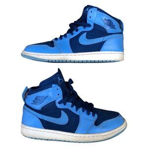 RARE 2014 Nike Air Jordan 1 Retro High French Blue Size 9.5